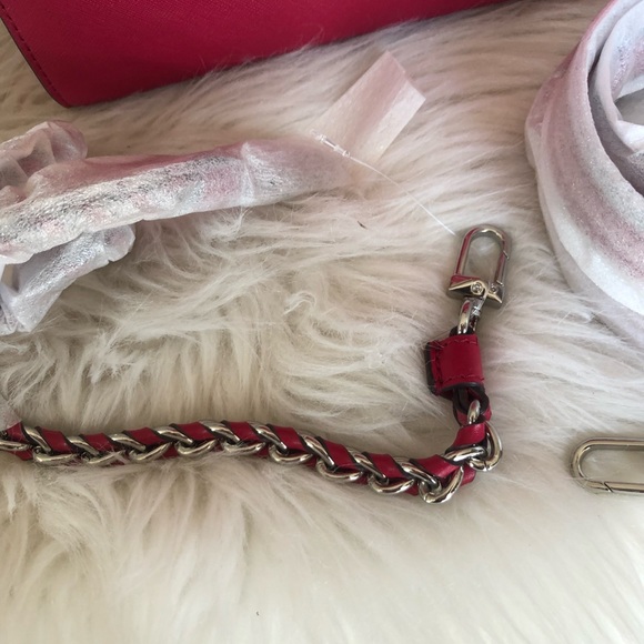 Michael  Kors Raspberry  Small Carmen Satchel - Picture 7 of 9